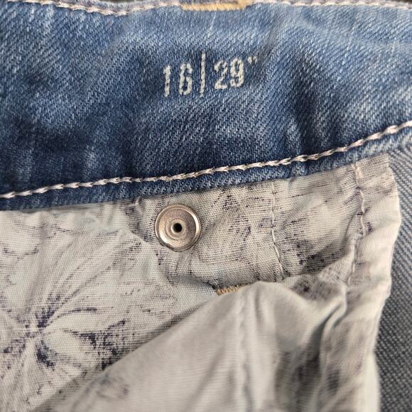 Tommy Bahama Leila Indigo Jeans Women's Mid-rise Slim Boyfriend Size 16 - Picture 9 of 9